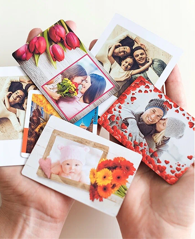 (Set of 9) 2x2 Square Photo Magnets