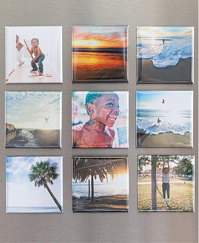 (Set of 50 ) 2x2 Square Photo Magnets